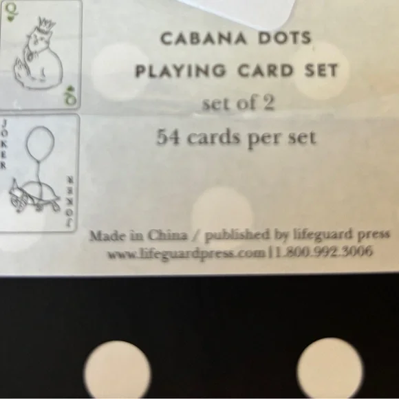 Kate Spade playing cards set new in the box - Picture 3 of 3